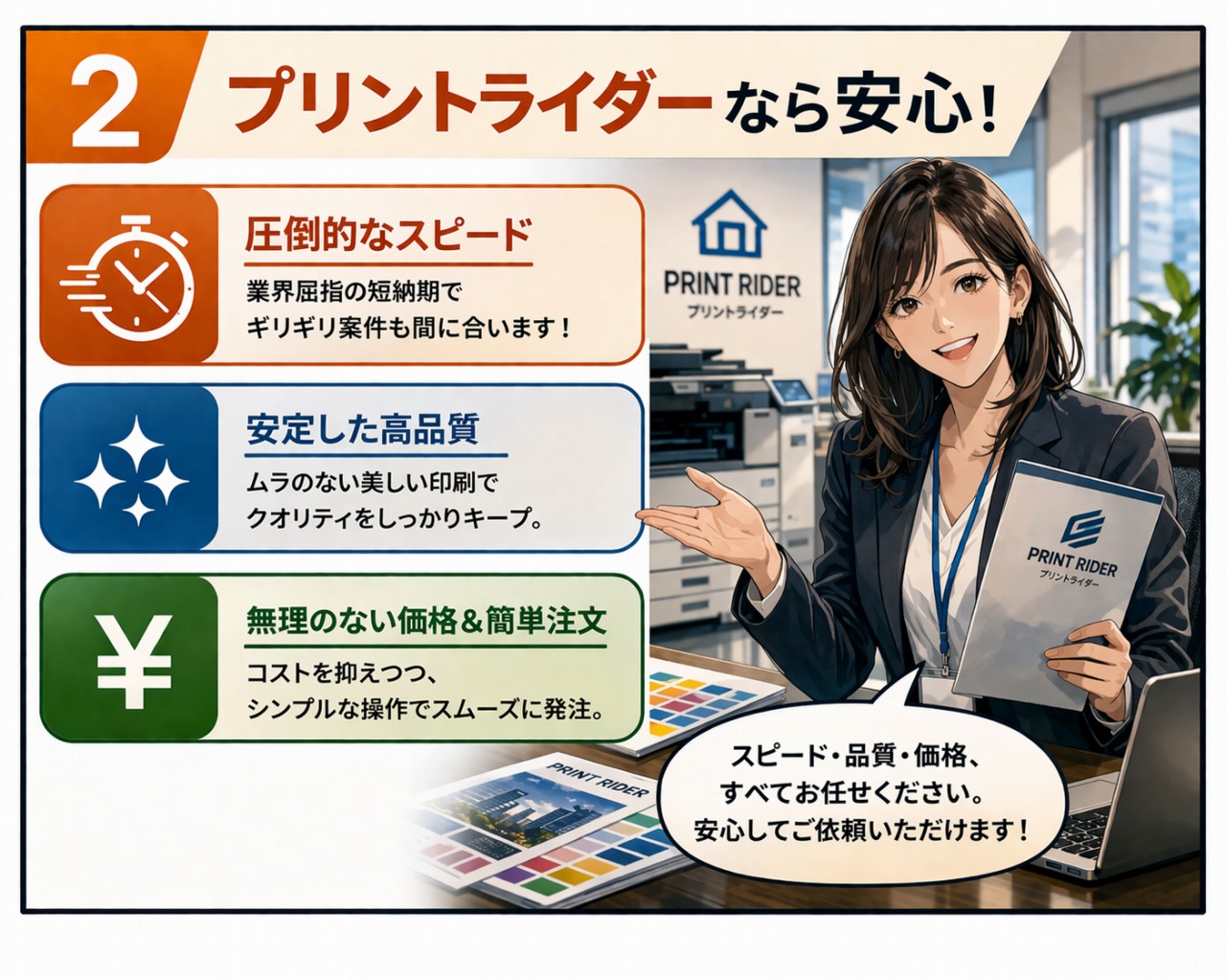 プリントライダーの評判