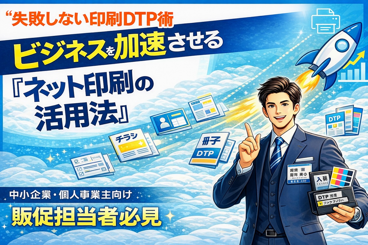 ビジネスを加速させる「ネット印刷の活用法」